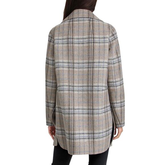 Belle & Bloom Ex-Boyfriend Wool Blend Oversized Jacket Plaid Size S $238.00 - Picture 4 of 13